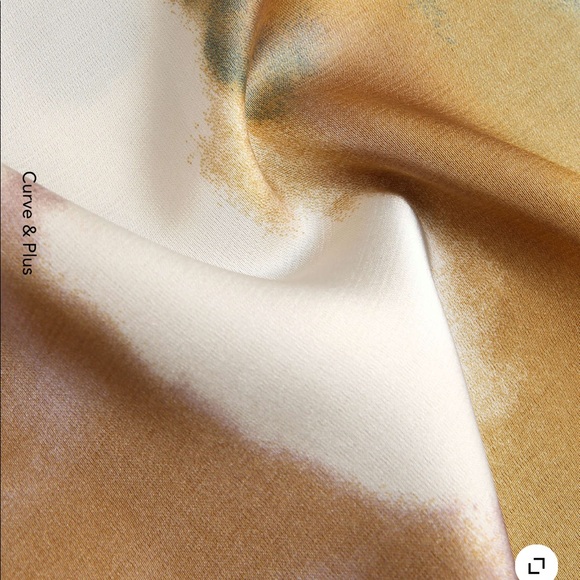 Curve & Plus Watercolor Maxi Dress - Picture 5 of 6